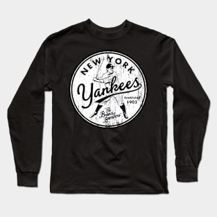 Vintage Style New York Yankees Long Sleeve T-Shirt